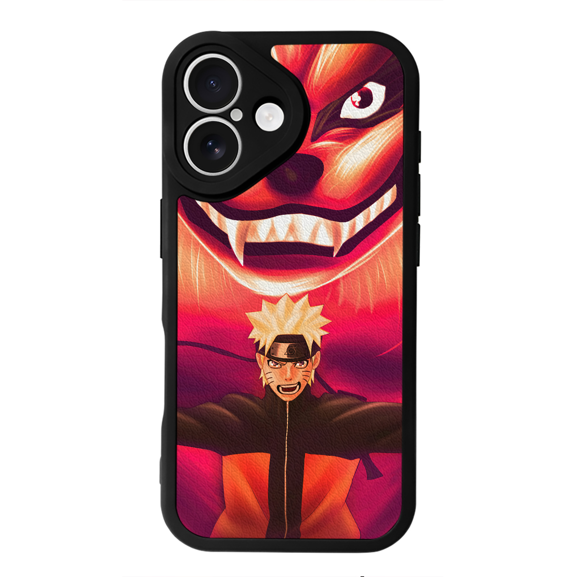 （画像用） NARUTO -ナルト- NARUTO -ナルト- 疾風伝 【iPhone 16シリーズ対応】シリコンスマホケース（レザー調） 材質：シリコン